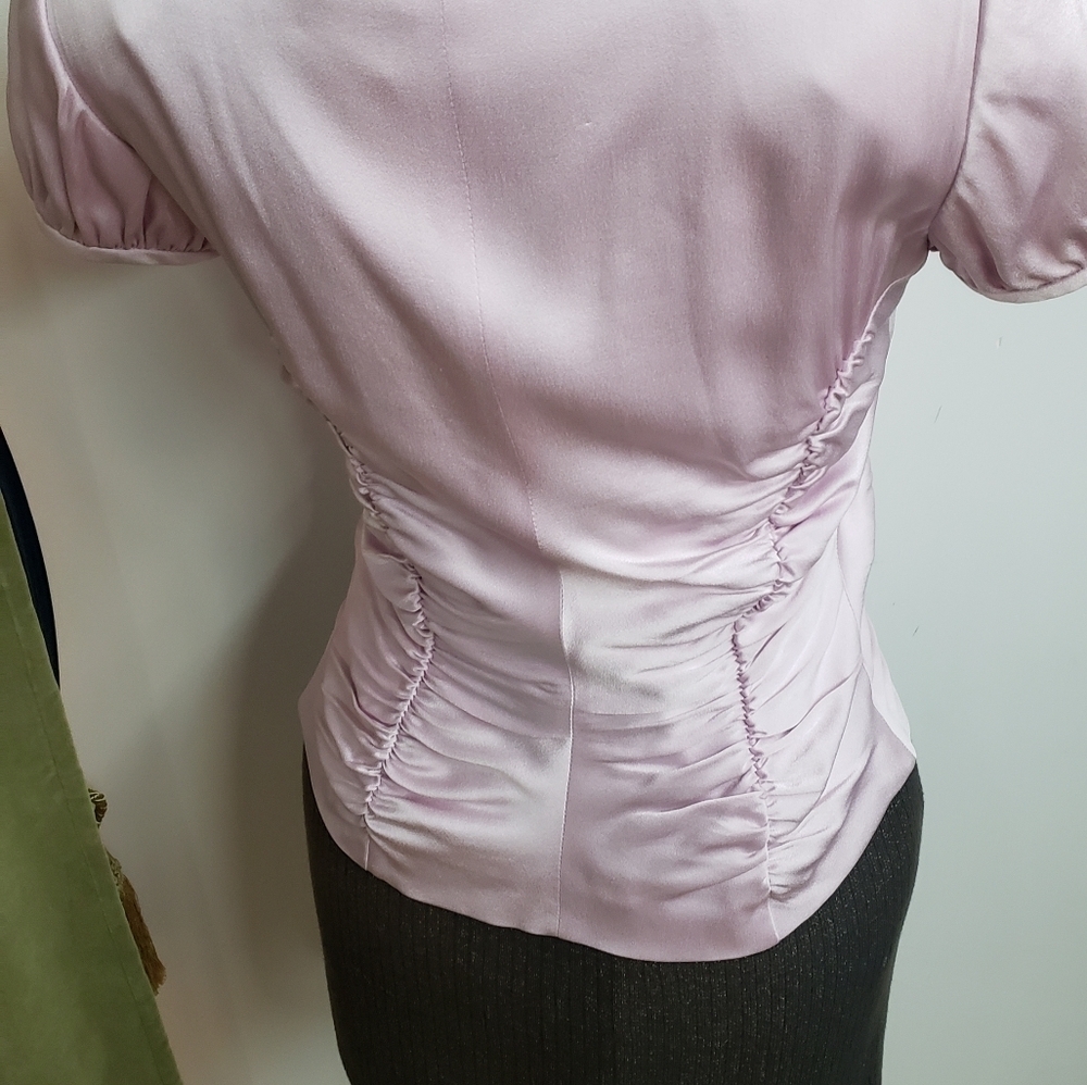 Luca Luca Ruched Short Sleeve Jacket - Picture 3 of 12